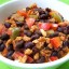 Chili met zwarte sojabonen, vegetarisch, veganistisch, koolhydraatarm