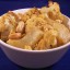 Bloemkoolcurry met peer uit de oven, veganistisch