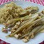 Geroosterde witlof en venkel, veganistisch