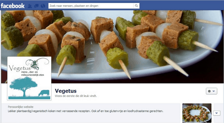 Vegetus op facebook