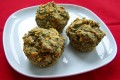 Hartige wortel-spinazie muffins, veganistisch zonder ei, zonder kaas
