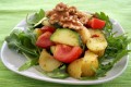 Aardappel-pesto salade, veganistisch