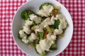 Cashew mac&cheese met broccoli, vegan