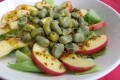 Tuinbonensalade met appel, vegan