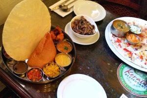Indiase thali van Kerala, vegan